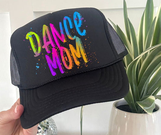Dance Mom (Bright Colored Graffiti Style Words) - DTF