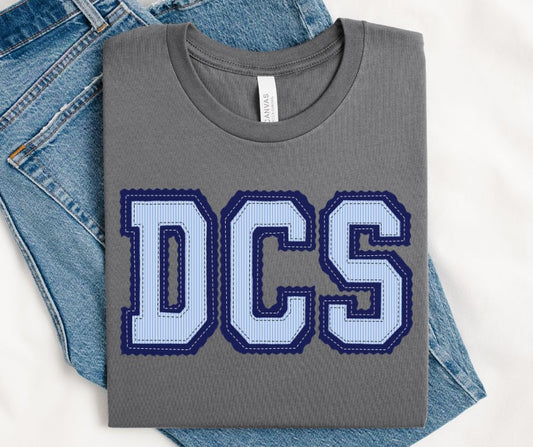 DCS - Navy/Columbia Blue (Prepster Mascot) - DTF