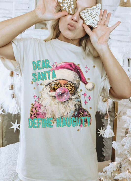Dear Santa Define Naughty - DTF