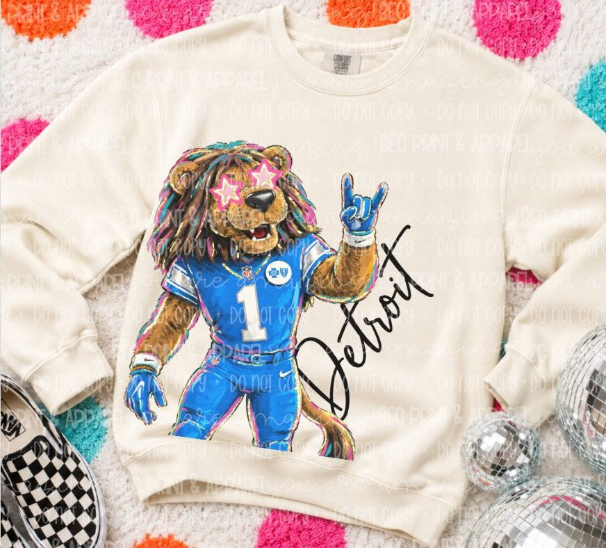 Detroit (Rockin NFL Mascot) - DTF