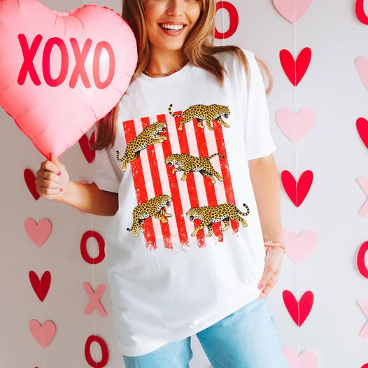 Leopard and Stripes Distressed - DTF