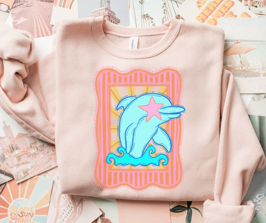 Dolphins (Preppy Stars Mascot) - DTF