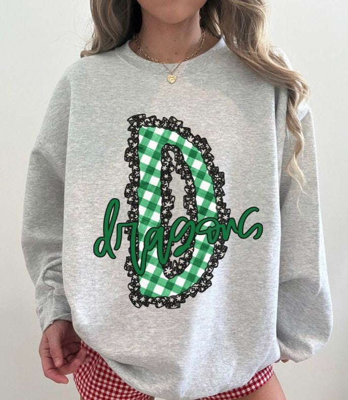 Dragons - Kelly Green (Daisy Ruffle Mascot) - DTF