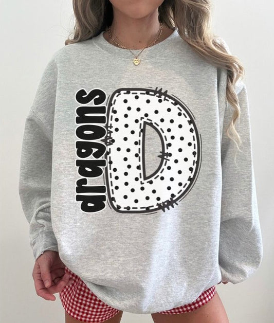 Dragons (Polka Dotted Letter Mascots) - DTF