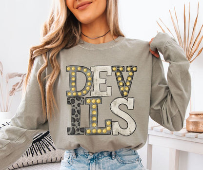 Devils (Neutral Marquee Mascot) - DTF
