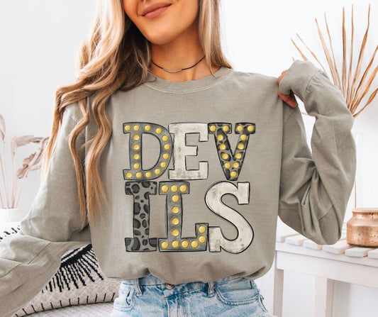 Devils (Neutral Marquee Mascot) - DTF