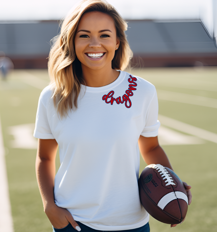 CUSTOM (Mascot Neckline - COLOR CHANGES ONLY) - Design/Mock Up