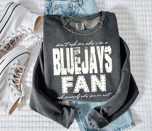 BlueJays (Don't Ask Me Why Spirit Mascot) - DTF