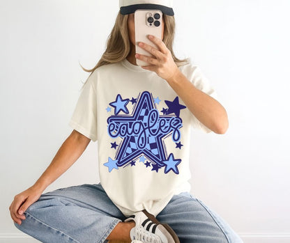 CUSTOM (BW Checkered Star Mascot - COLOR CHANGE ONLY) - Design/Mock Up