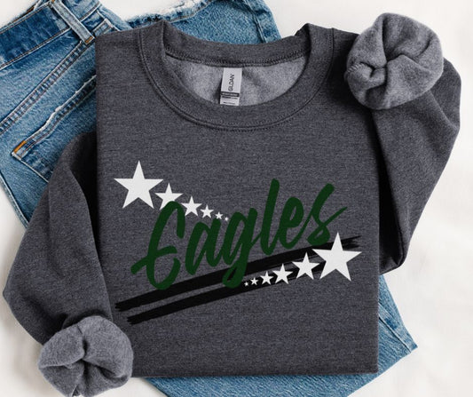 Eagles - Dark Green/Black(Spirit Stars Mascots) - DTF