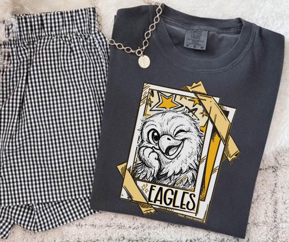 Eagles - Yellow Gold (Cutie Patootie Mascots) - DTF