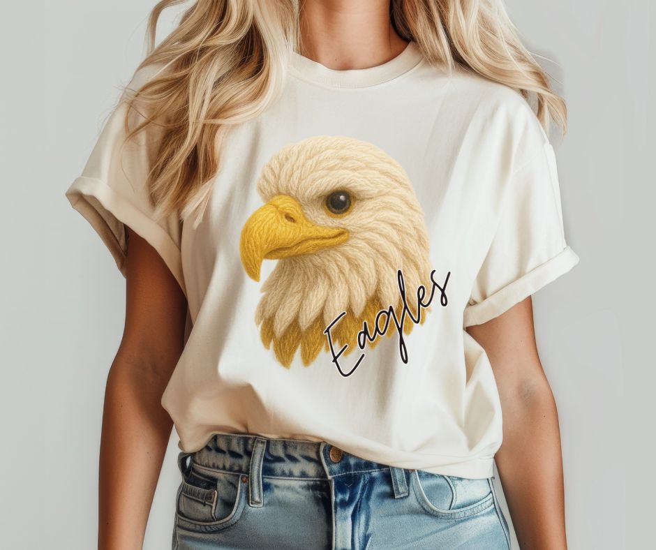 Eagles (Faux Yarn Mascot) - DTF
