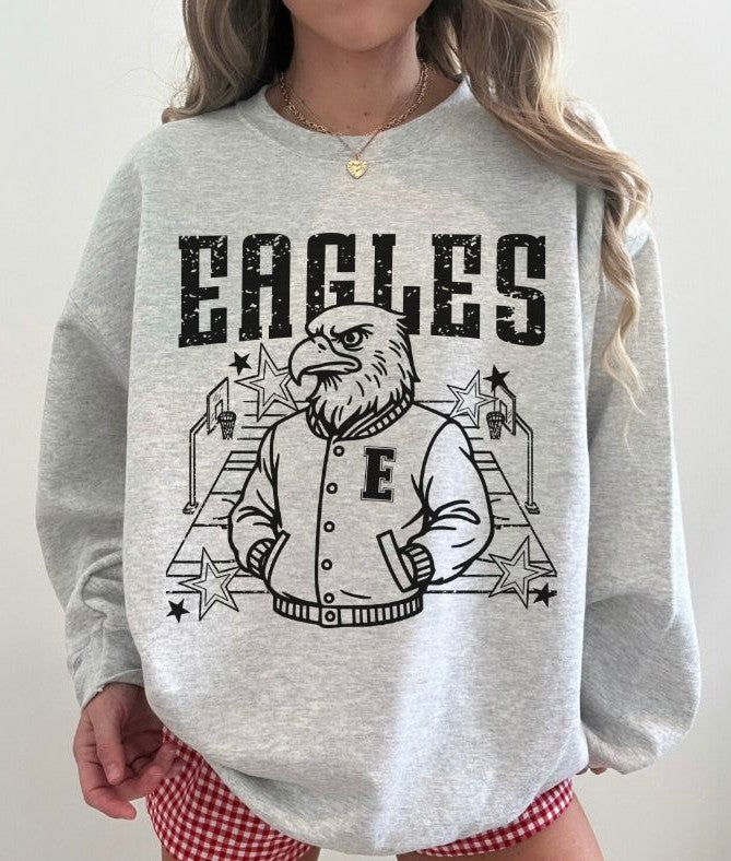 Eagles (Basketball Letterman Mascot) - DTF
