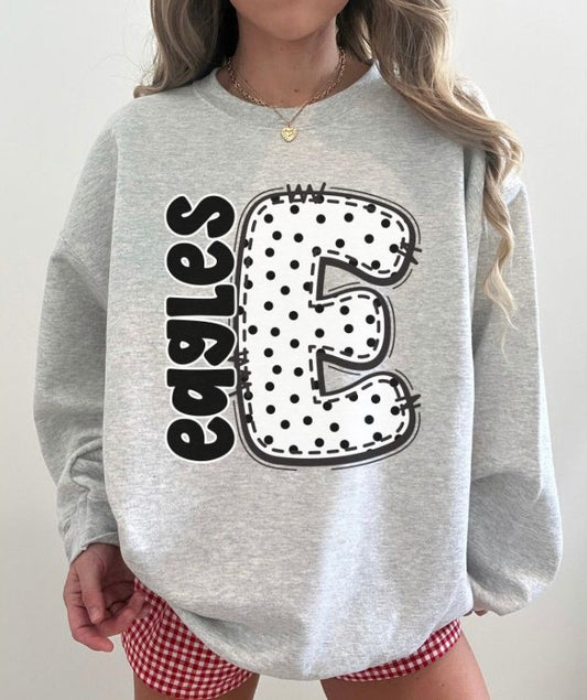 Eagles (Polka Dotted Letter Mascots) - DTF