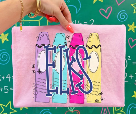 Elks (Crayon Doodle Mascots) - DTF