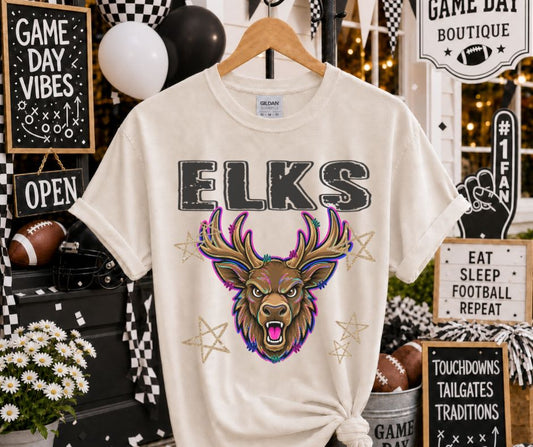 Elks (Grunge Varsity Mascot) - DTF