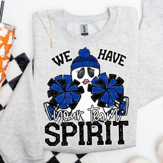 Custom (Ghost Cheerleader Mascot) - Design/Mock Up
