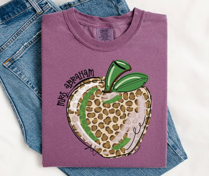 CUSTOM Teacher Apple (Personalized) - DTF