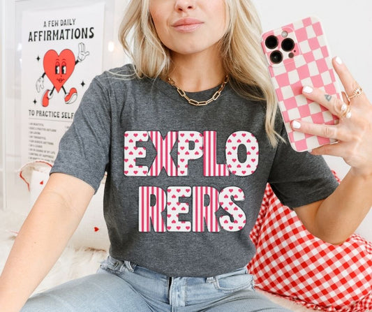 Explorers (Hearts and Stripes Mascot) - DTF