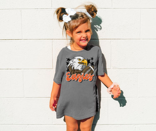 Eagles Mascot (stars - orange) - YOUTH - DTF