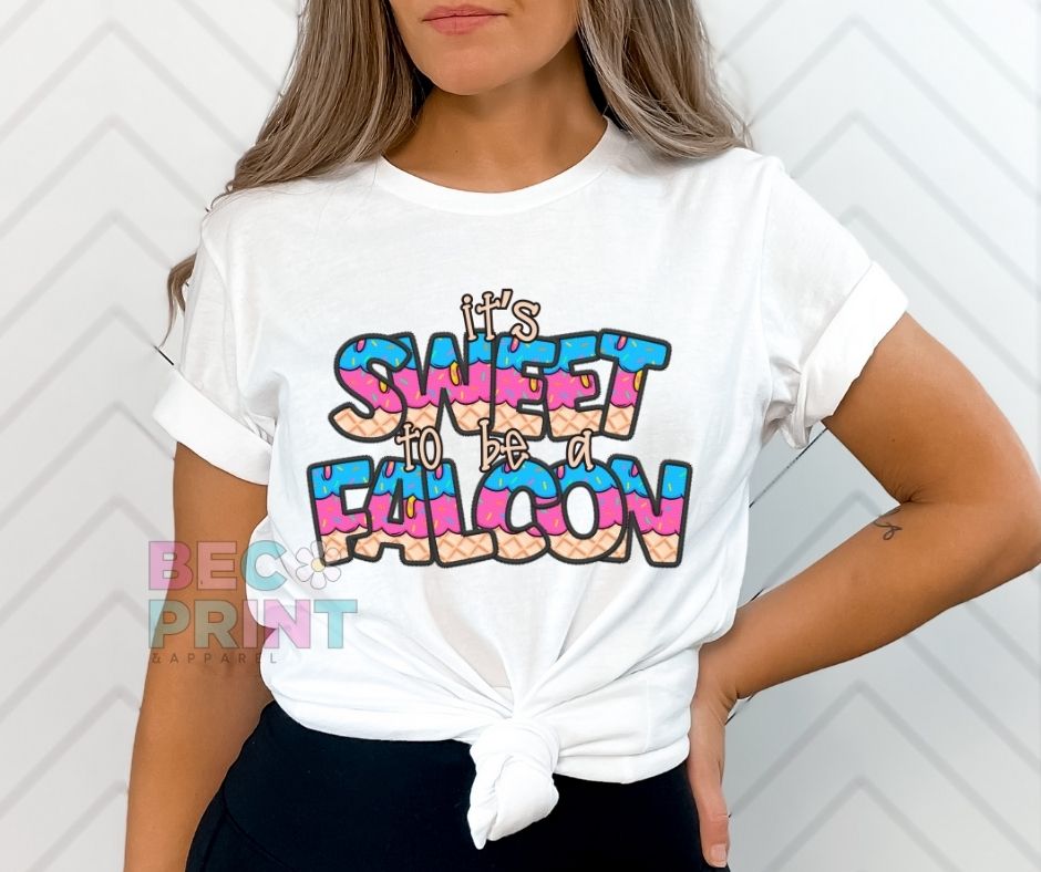 Falcon (Sweet to be a - Mascot) - DTF