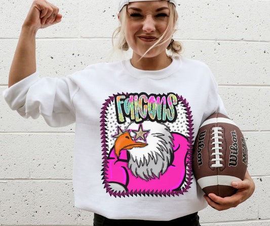 Falcons (Pink Jersey Mascots) - DTF