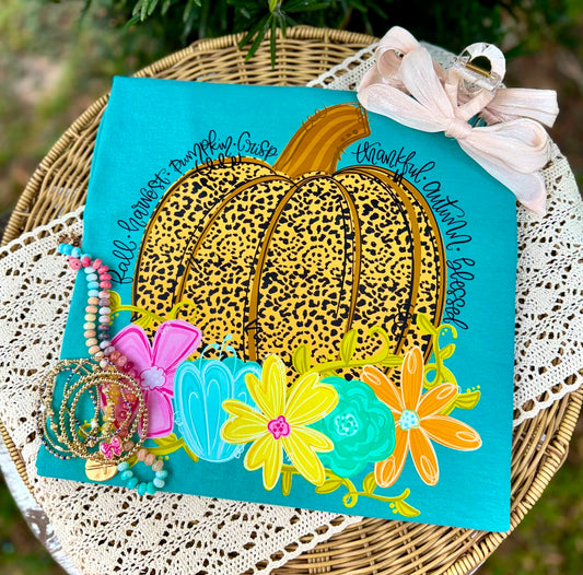 Fall Leopard Pumpkin - DTF