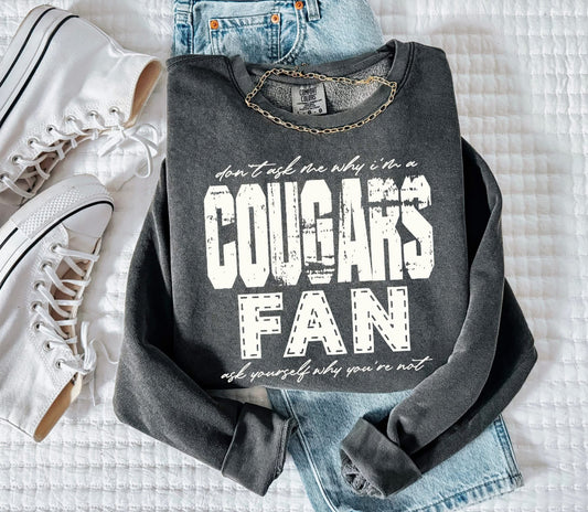 Cougars (Don't Ask Me Why Spirit Mascot) - DTF