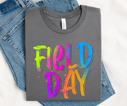 Field Day (Bright Colored Graffiti Style Words) - DTF