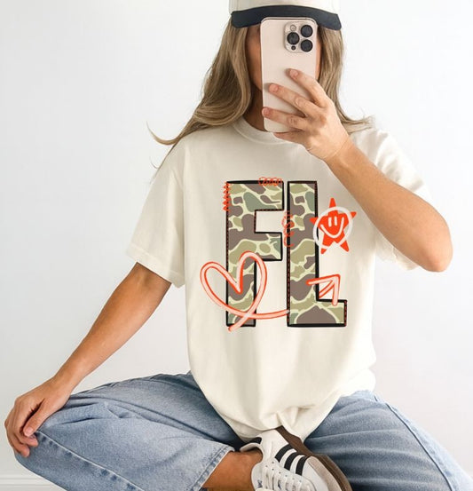 FL (Doodle Camo State Abbreviation) - DTF