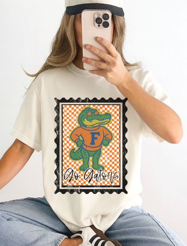 Florida (Vintage Postage Stamp Mascot) - DTF