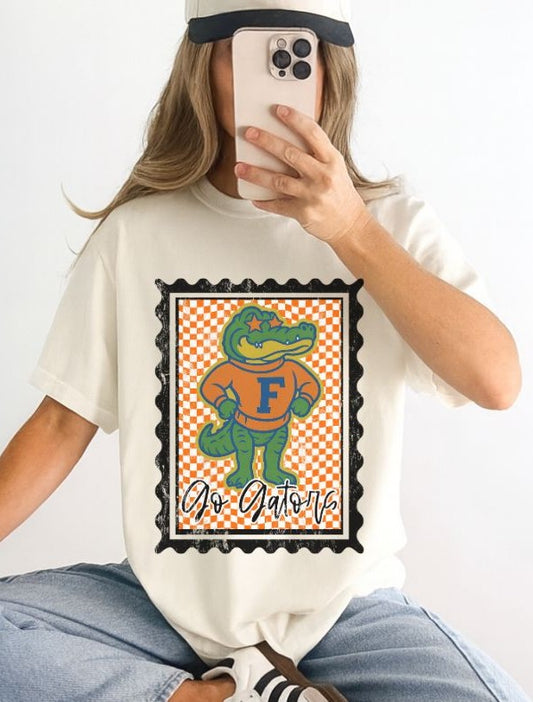 Florida (Vintage Postage Stamp Mascot) - DTF