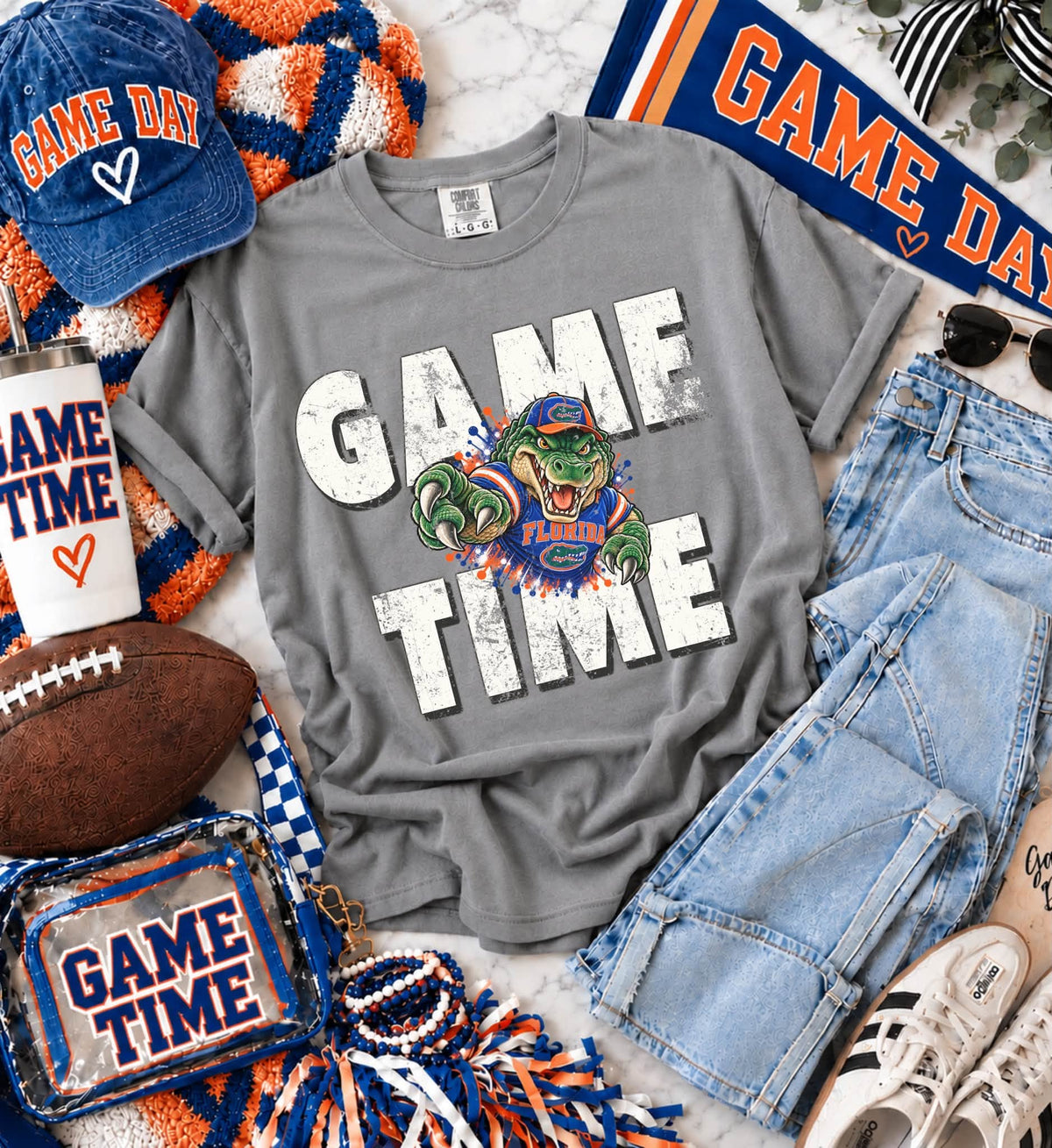 Florida (Distressed Game Time Mascots) - DTF