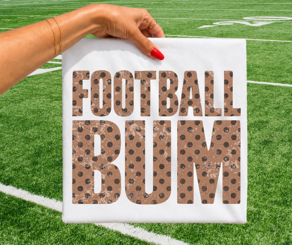 Football Bum (polka dots) - DTF