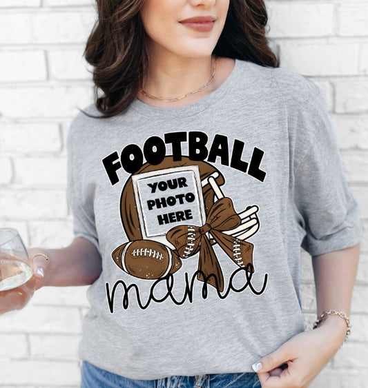 Football Mama Photo Frame (READ DESCRIPTION) - DTF