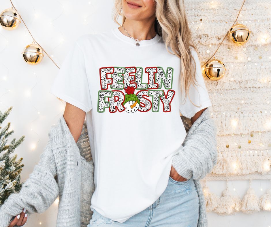 Feelin Frosty (dalmatian dots) - DTF