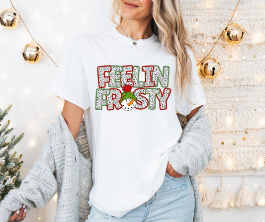 Feelin Frosty (dalmatian dots) - DTF