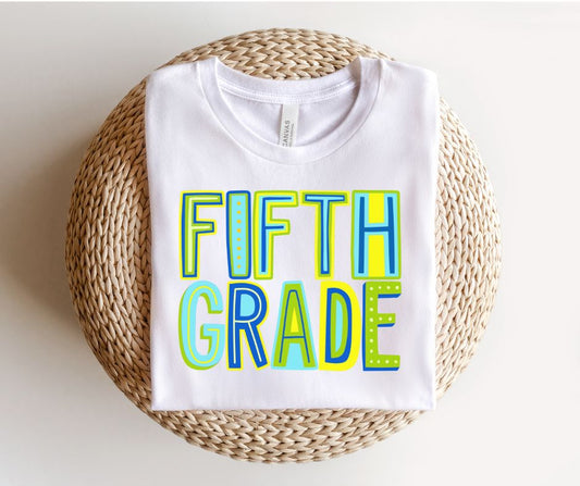Fifth grade (blue/green) - YOUTH - DTF