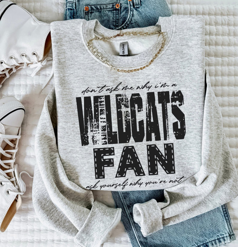 Wildcats (Don't Ask Me Why Spirit Mascot) - DTF