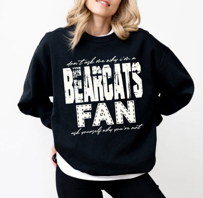 Bearcats (Don't Ask Me Why Spirit Mascot) - DTF