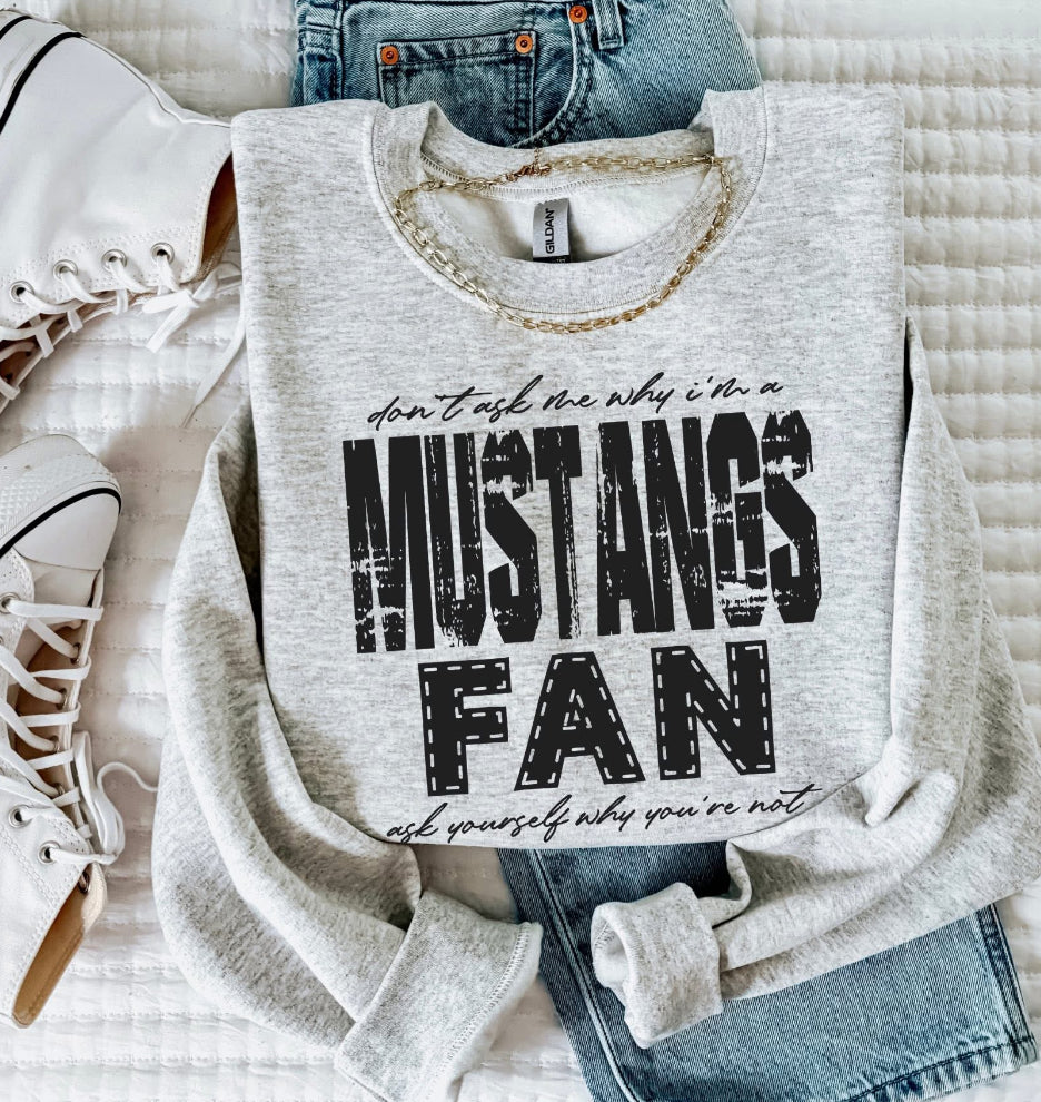 Mustangs (Don't Ask Me Why Spirit Mascot) - DTF