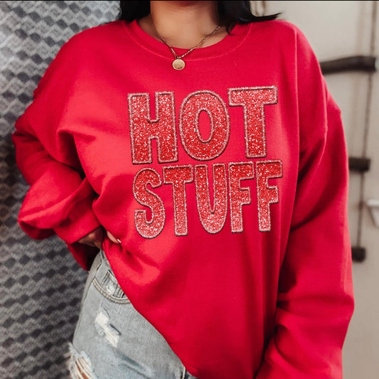 Hot Stuff (sequin/embroidered look) - DTF