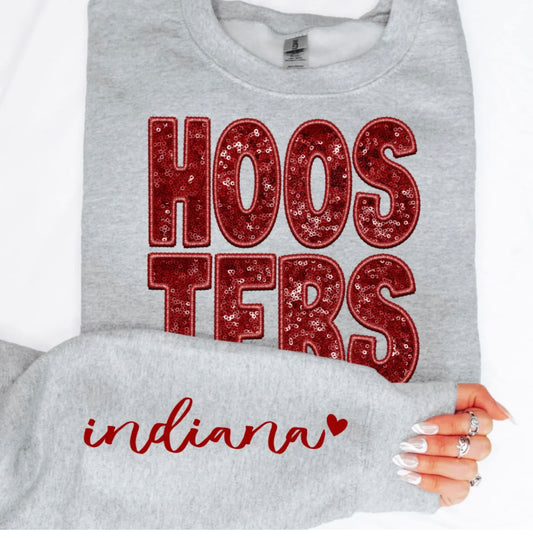 Hoosiers (Sequins/Embroidery look) - DTF