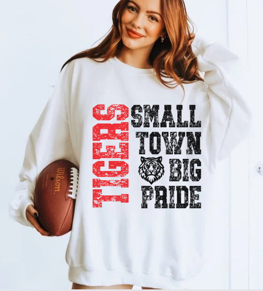 Tigers - Red (Small Town Big Pride Mascots) - DTF