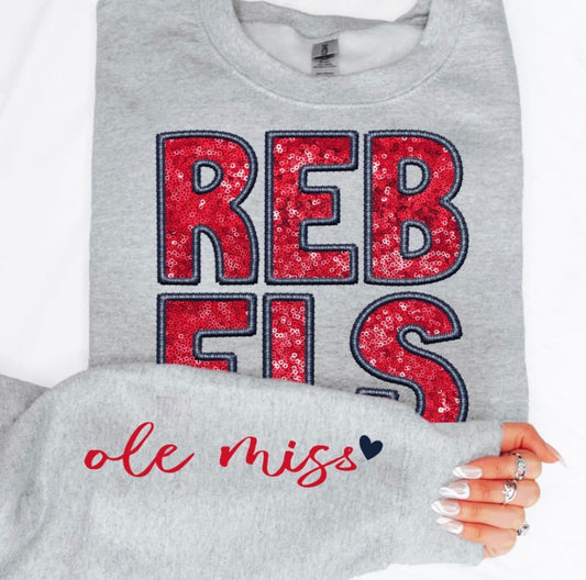 Rebels (Sequins/Embroidery look) - DTF