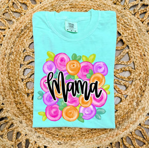Mama (Mother's Day Floral) - DTF