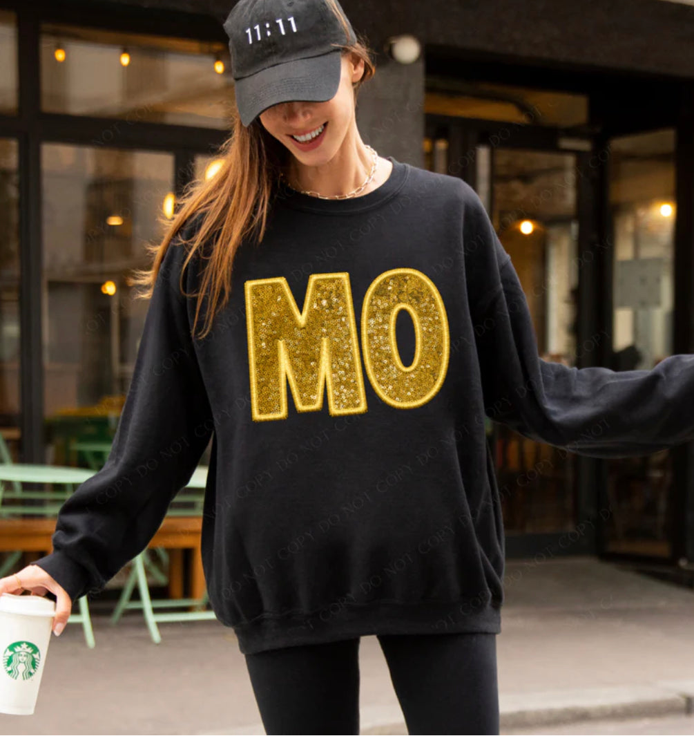 MO - Missouri (Sequins/Embroidery look) - DTF
