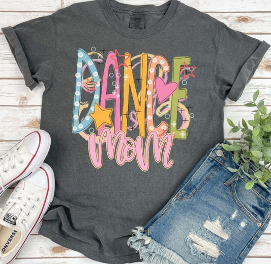 Dance Mom (Colorful Hand Drawn Design) - DTF