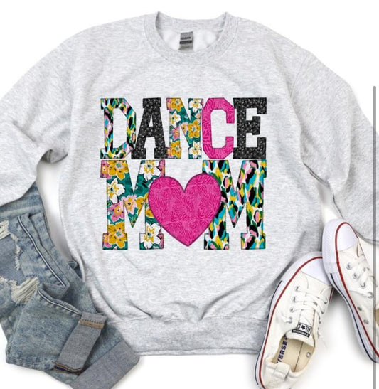 Dance Mom (embroidered look) - DTF