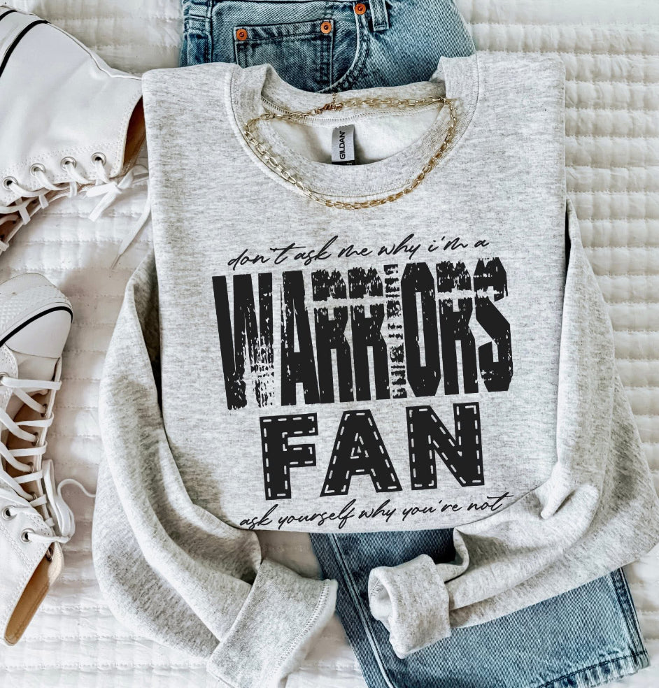 Warriors (Don't Ask Me Why Spirit Mascot) - DTF
